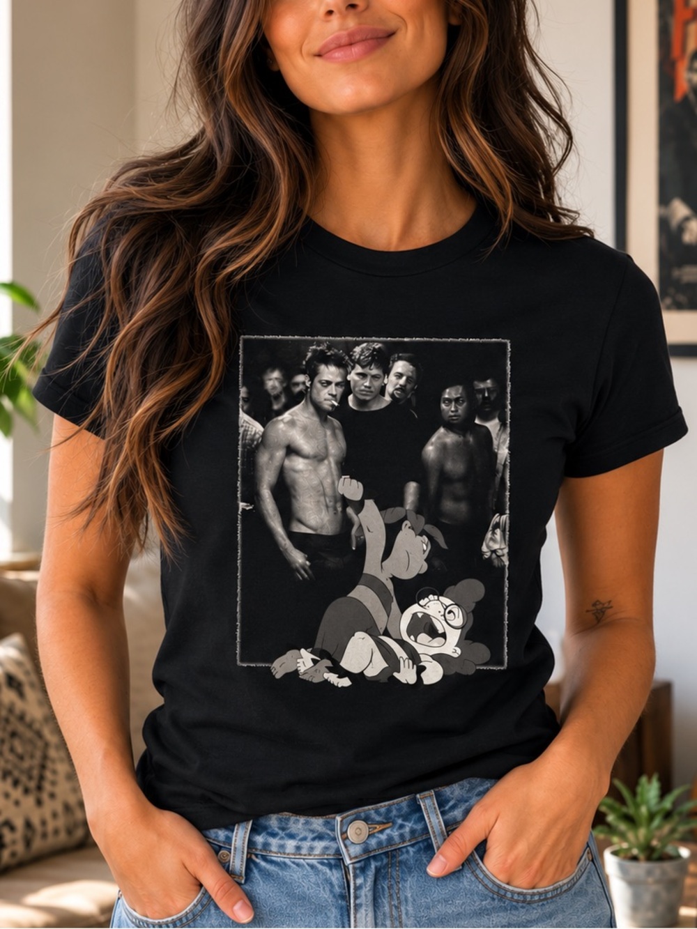 Fight Club & LILO T-Shirt Custom Made to Order from Creations by Brie-DTG Print